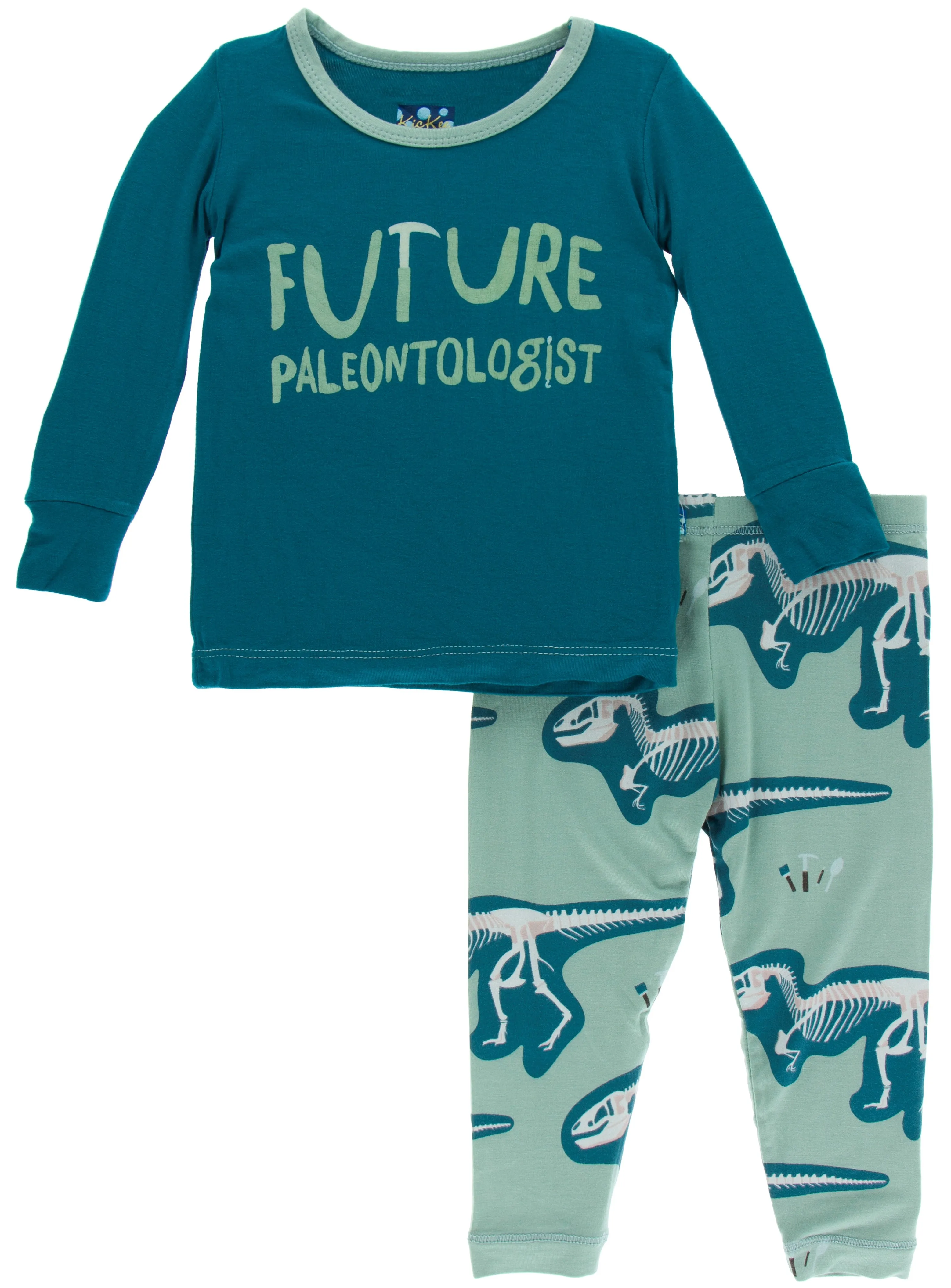 KicKee Pants Shore Future Paleontologist L/S Pajama Set with Pants