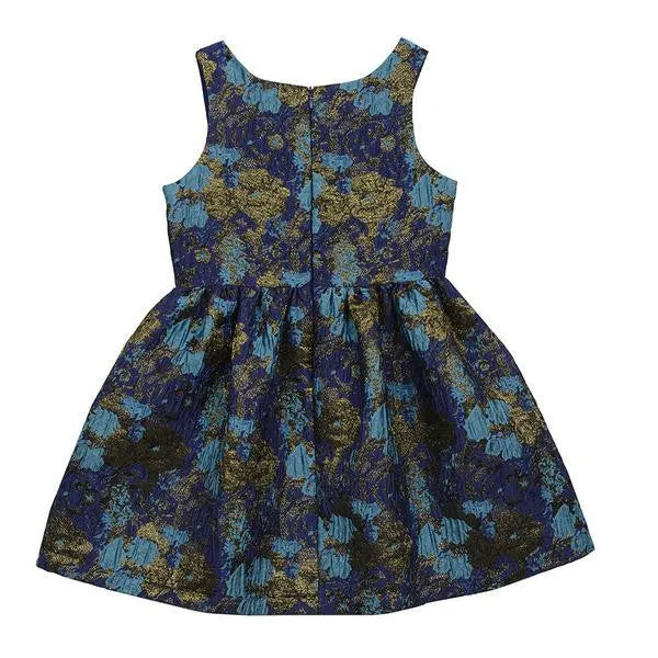 Krista Navy Floral Dress