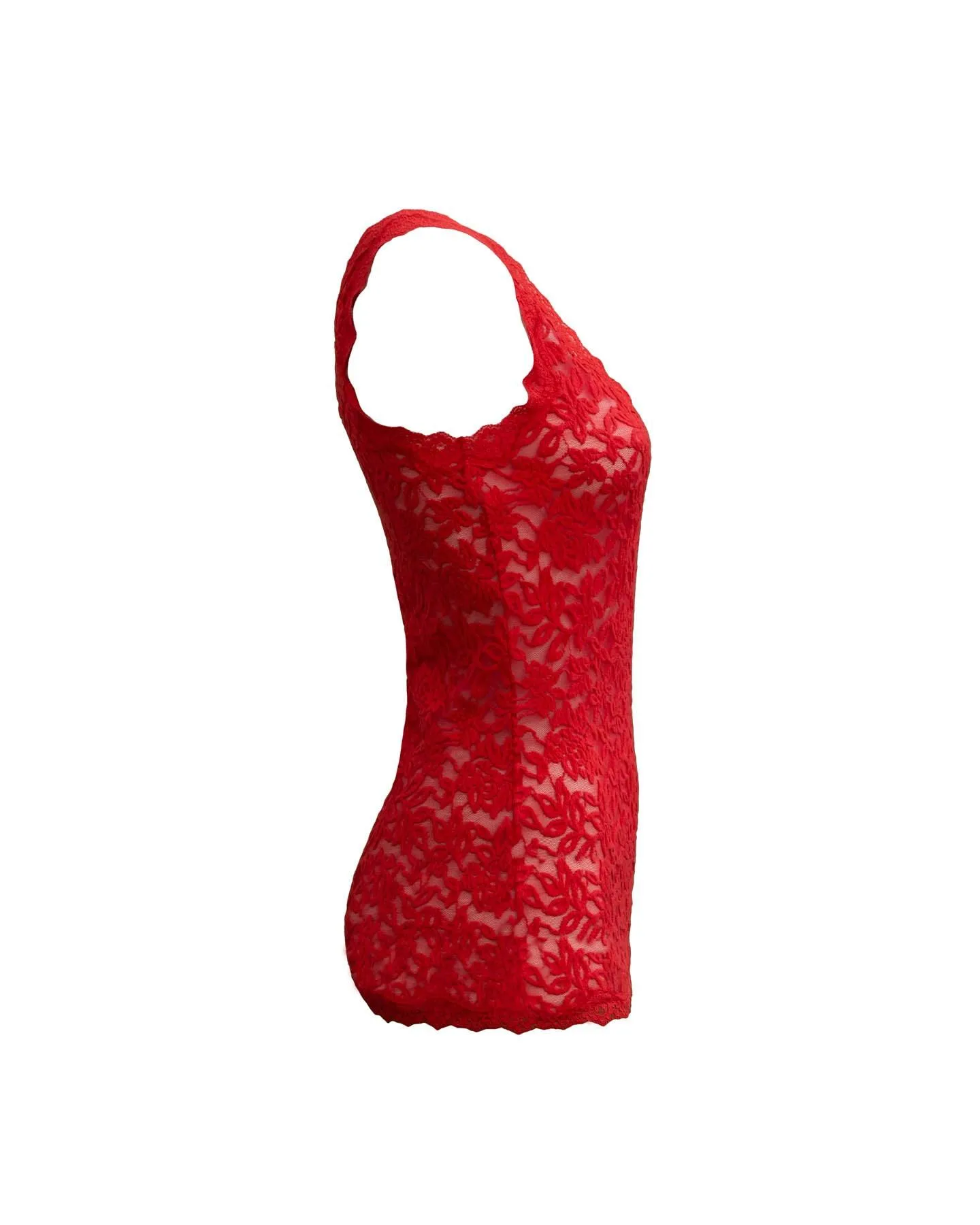 Lace Camisole in Strawberry