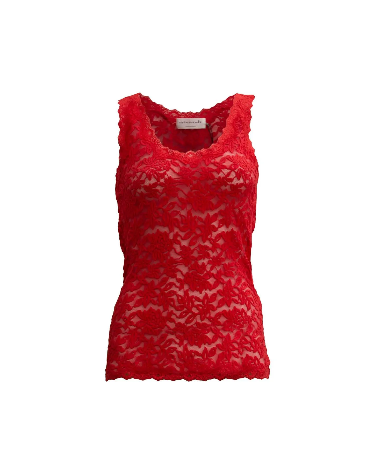 Lace Camisole in Strawberry