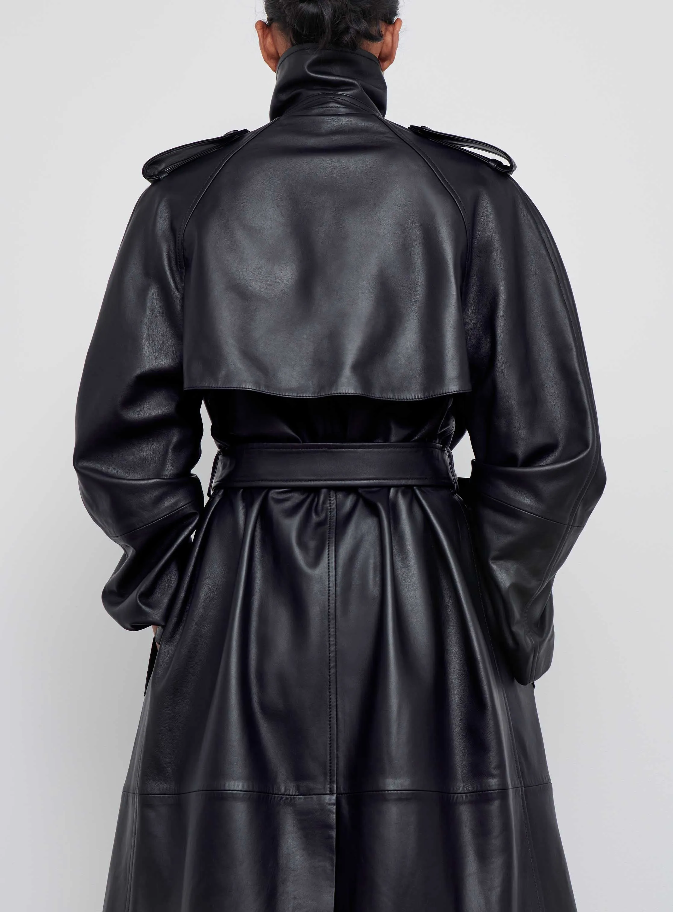 Leather Trench Coat