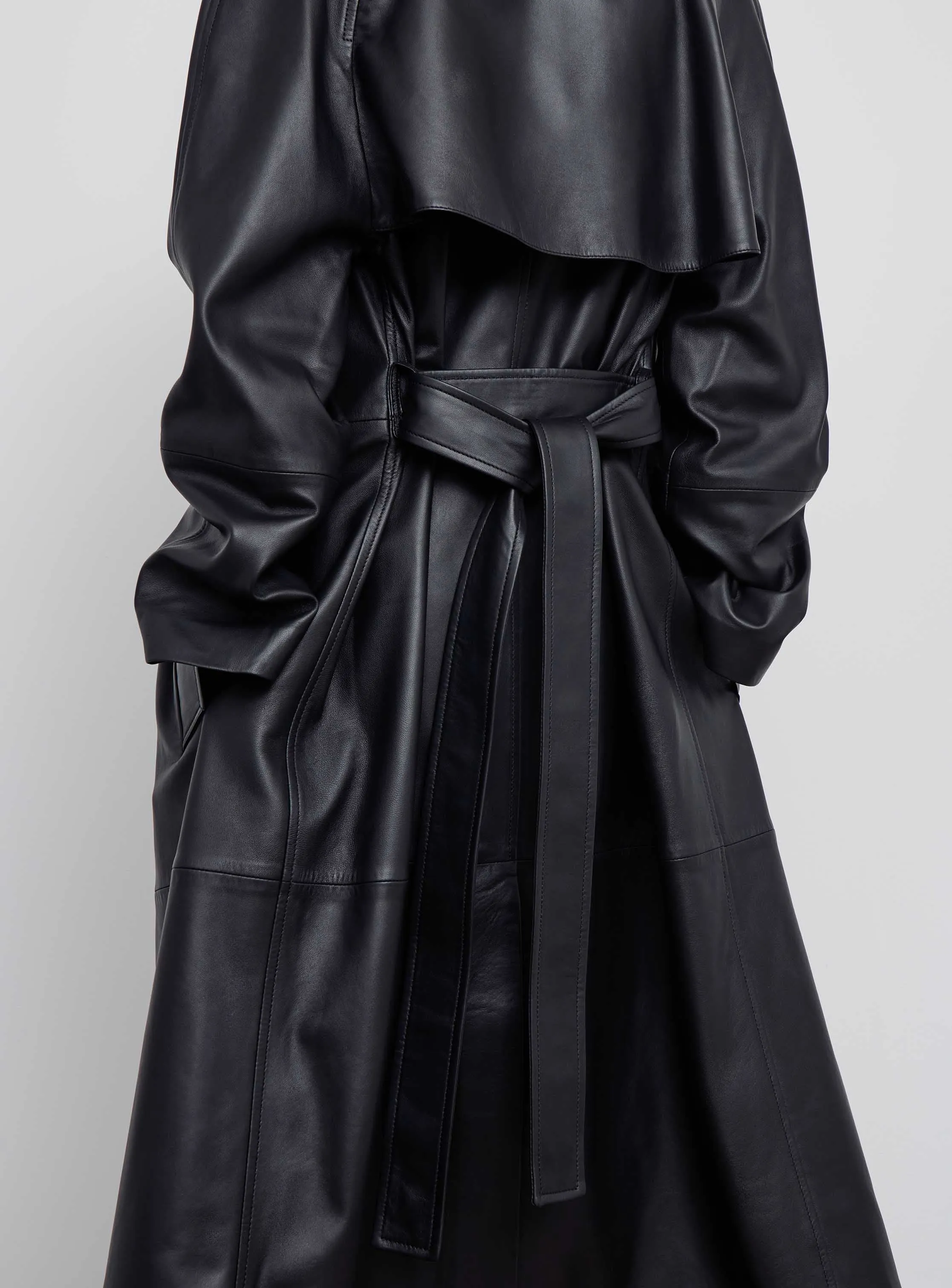 Leather Trench Coat