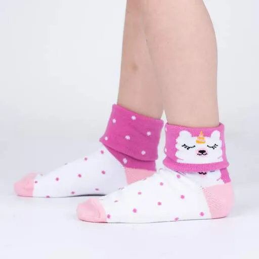 Llama-corn Kid's Crew Socks