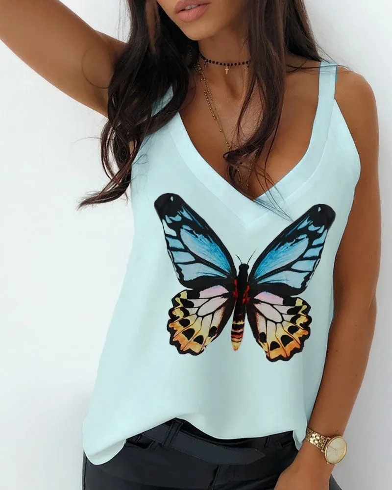 Loose butterfly camisole