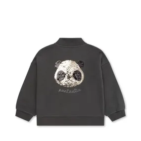 Lou Sequin Bomber Boys Jacket - Panda