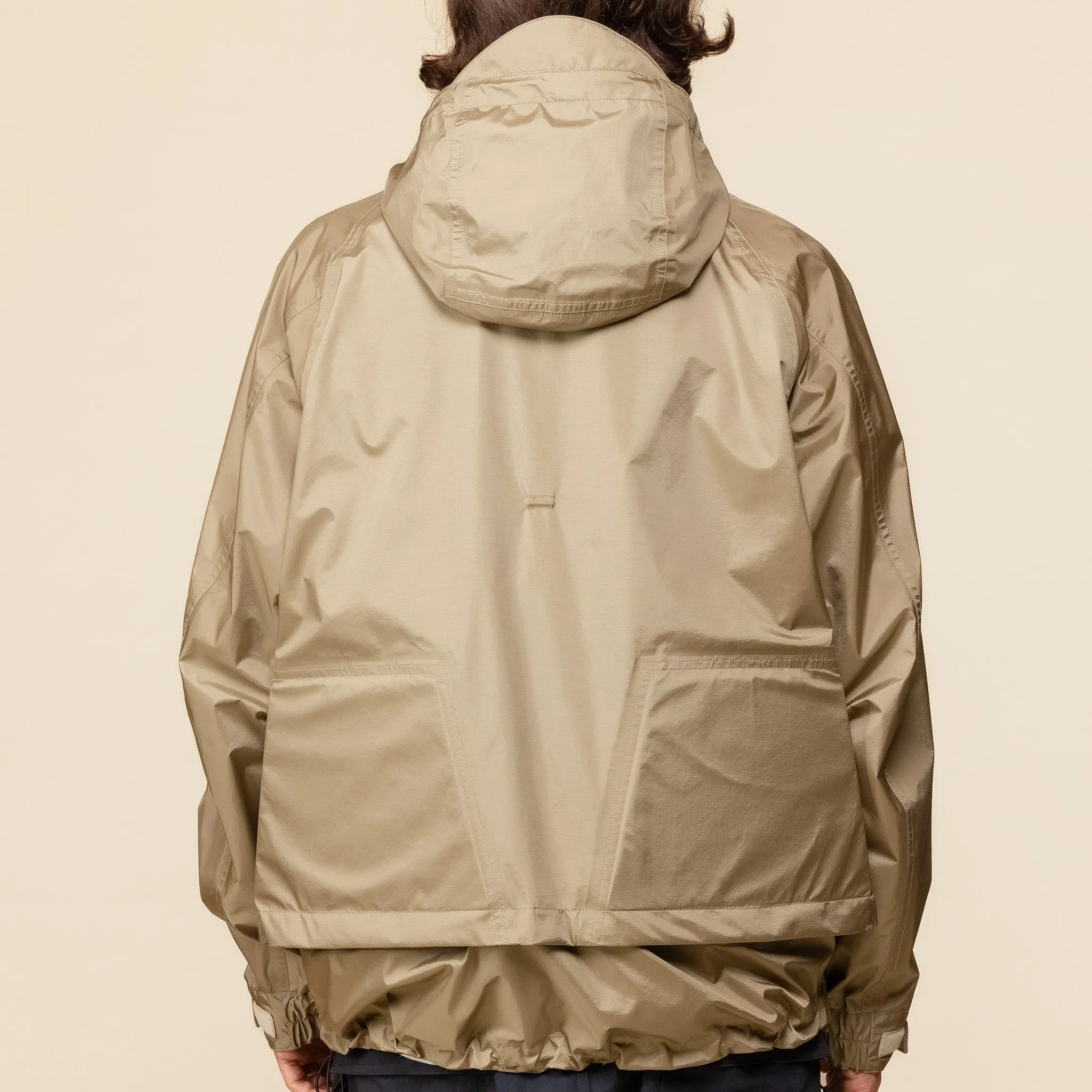 Meanswhile - Air Circulation System Rain Jacket - Coyote