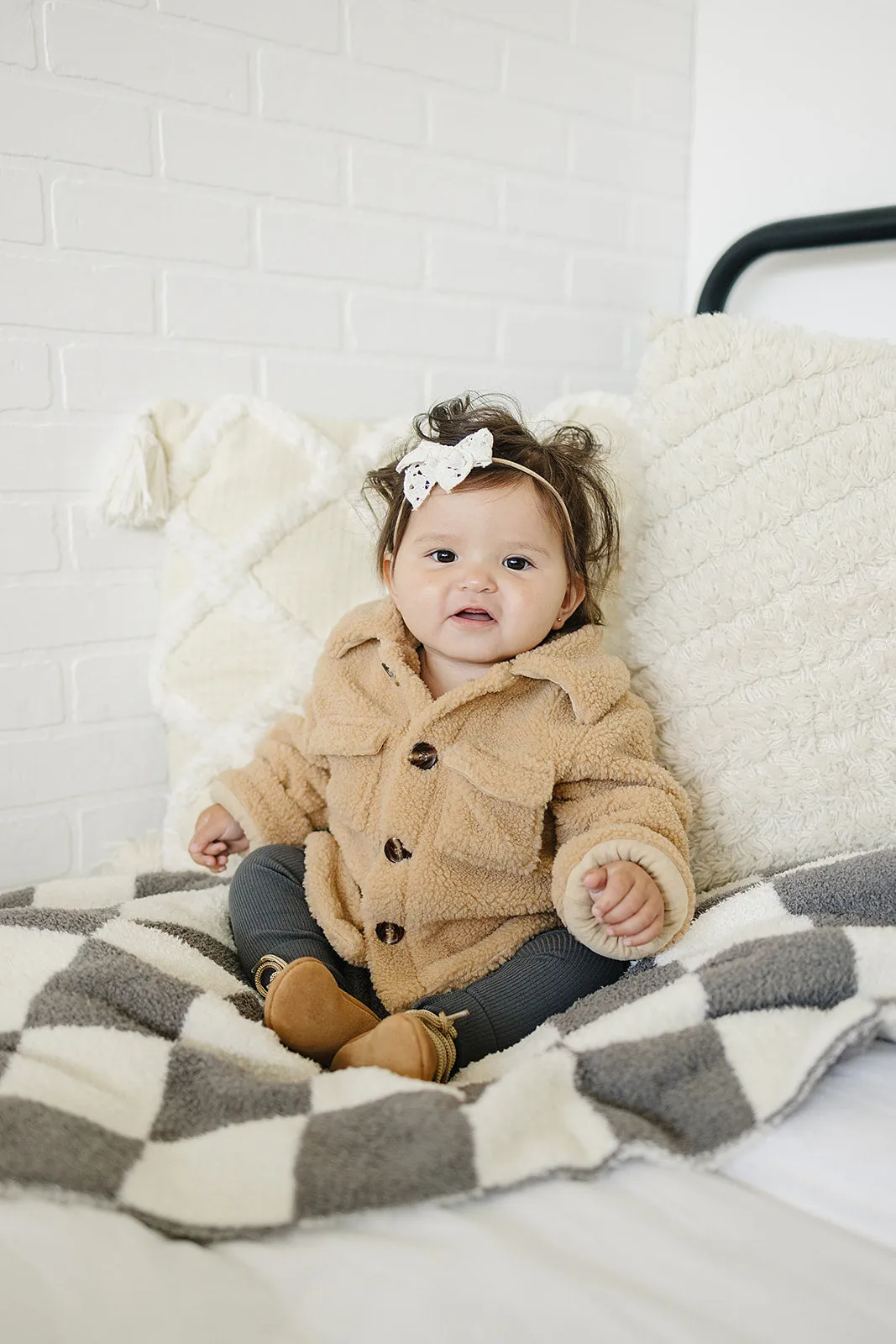 Mebie Baby Sherpa Shacket