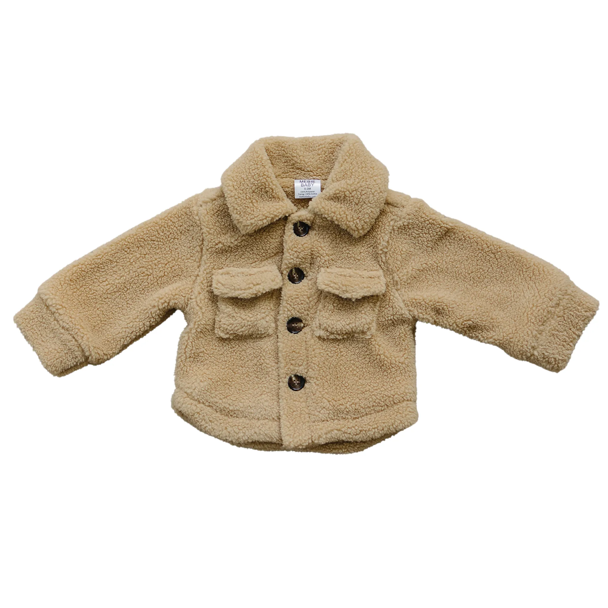 Mebie Baby Sherpa Shacket