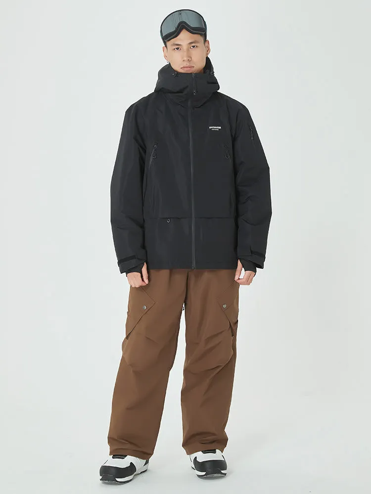 Men's Mountain Breaker Anorak Jacket with Swag Cargo Snowboard Pants