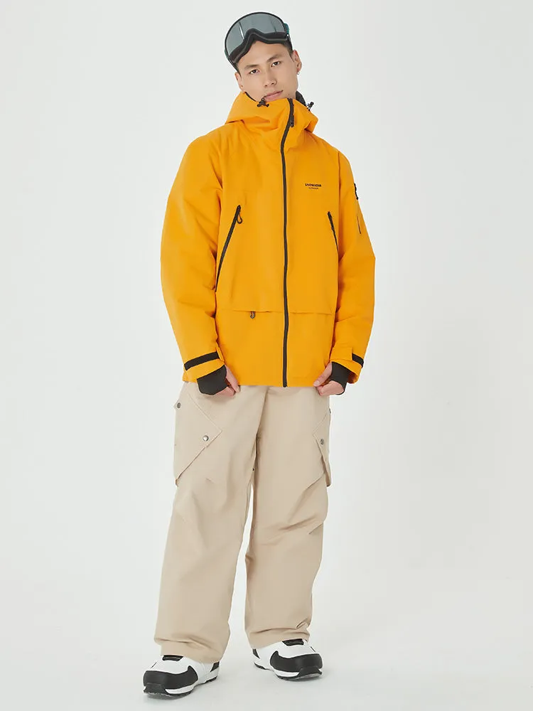 Men's Mountain Breaker Anorak Jacket with Swag Cargo Snowboard Pants