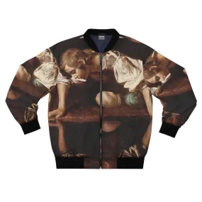 Michelangelo Caravaggio Narcissuss Bomber Jacket