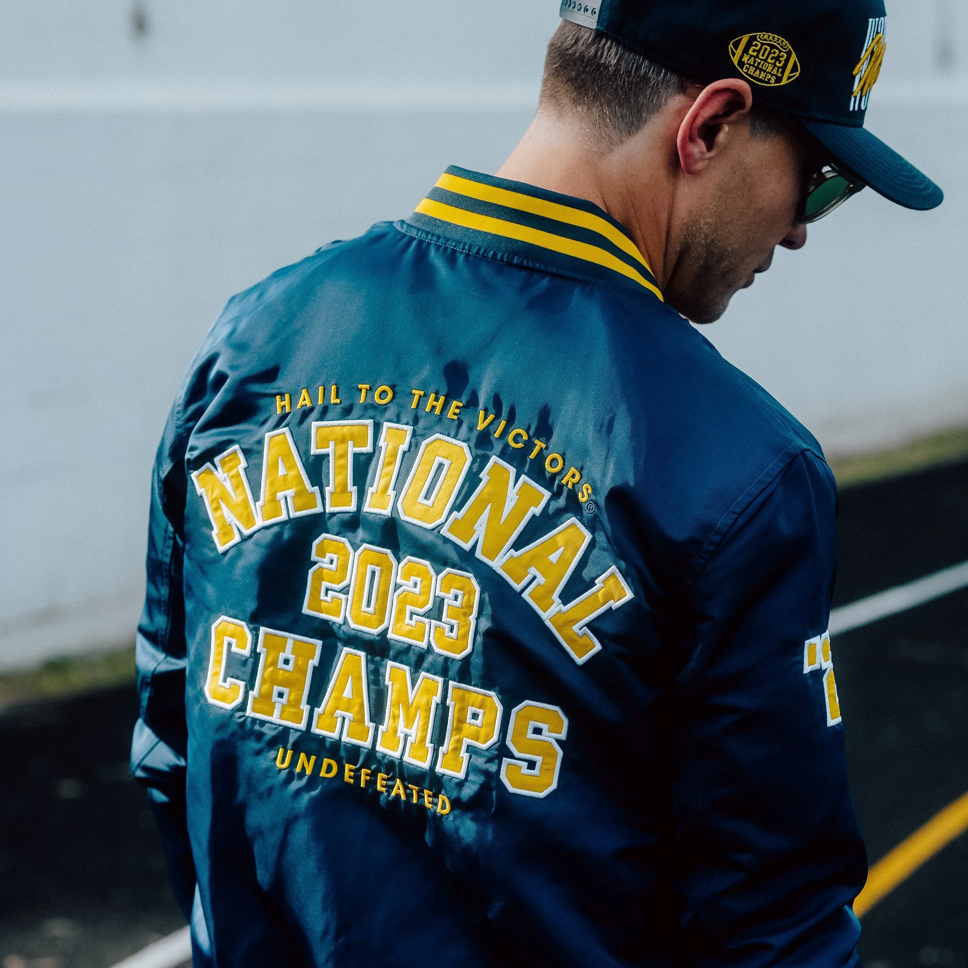 Michigan Football 2023 National Champions Bomber Jacket