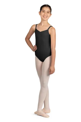 MIRELLA M1248C GIRLS V-NECK CAMISOLE LEOTARD