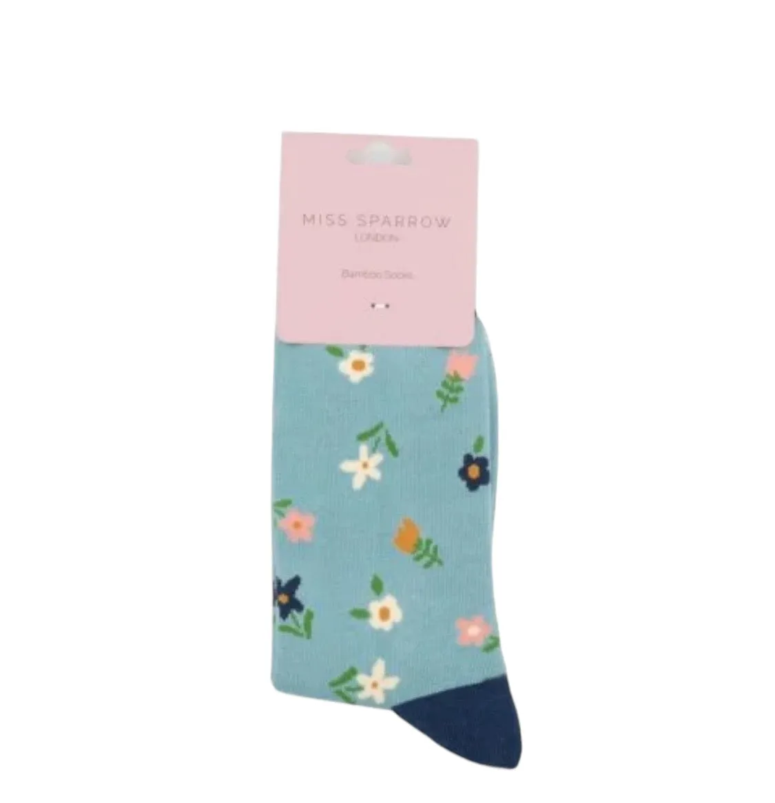 Miss Sparrow Tiny Flowers Bamboo Socks (3 Colours)