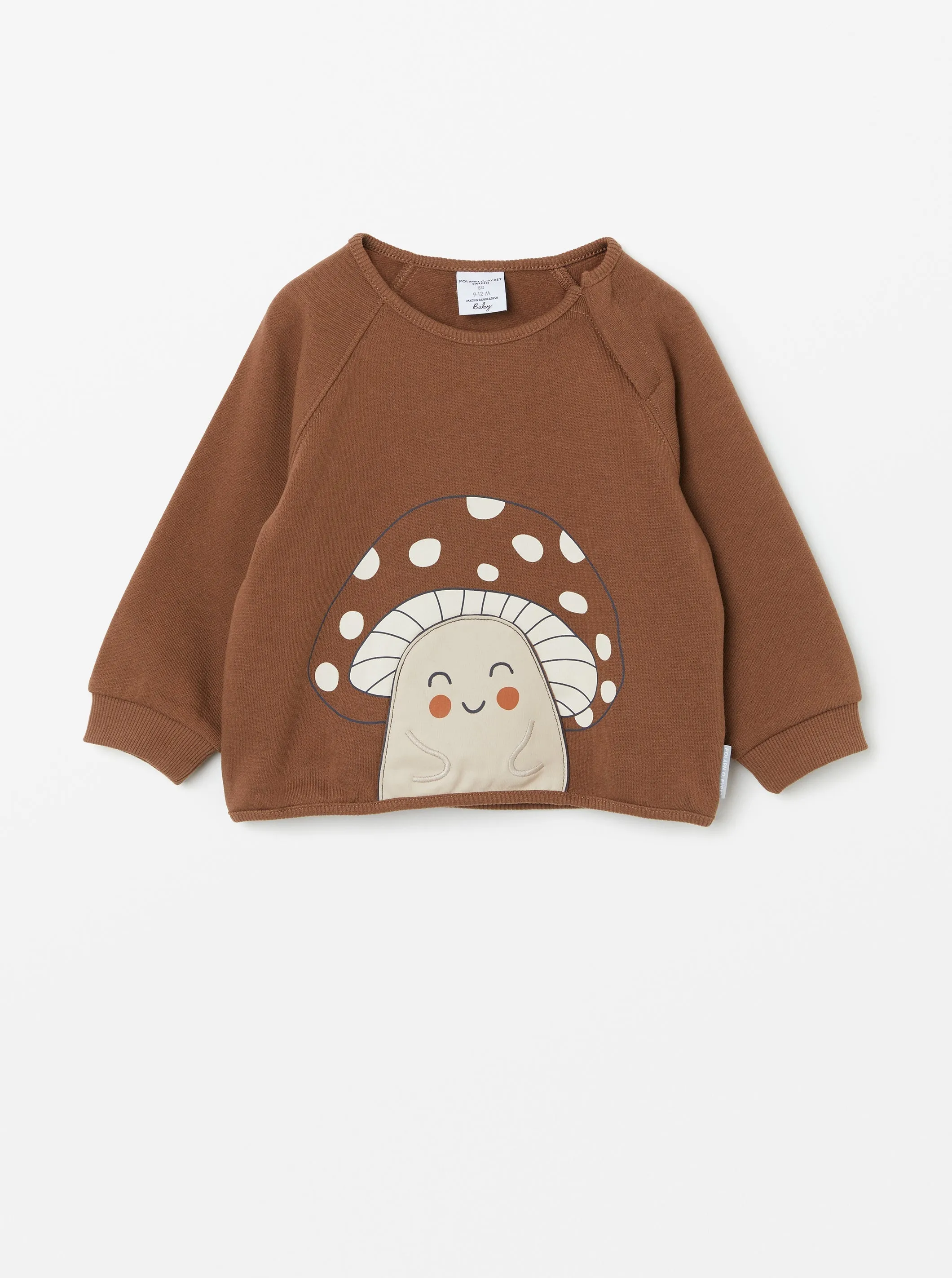 Mushroom Print Baby Sweatshirt