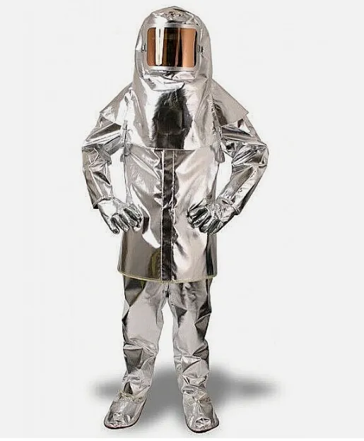 National Safety Apparel C46PFPX Thermal PPE Aluminized Proximity Suit 7 oz PBI Ensemble