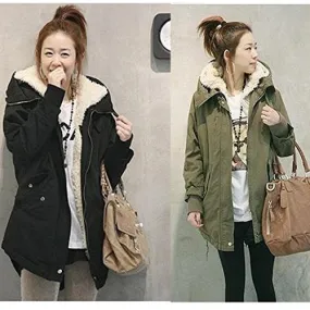 New Fashion Women Winter Jacket Fur Coat Warm Long Coat Fashion Cotton Jacket Plus Size Parka G0081