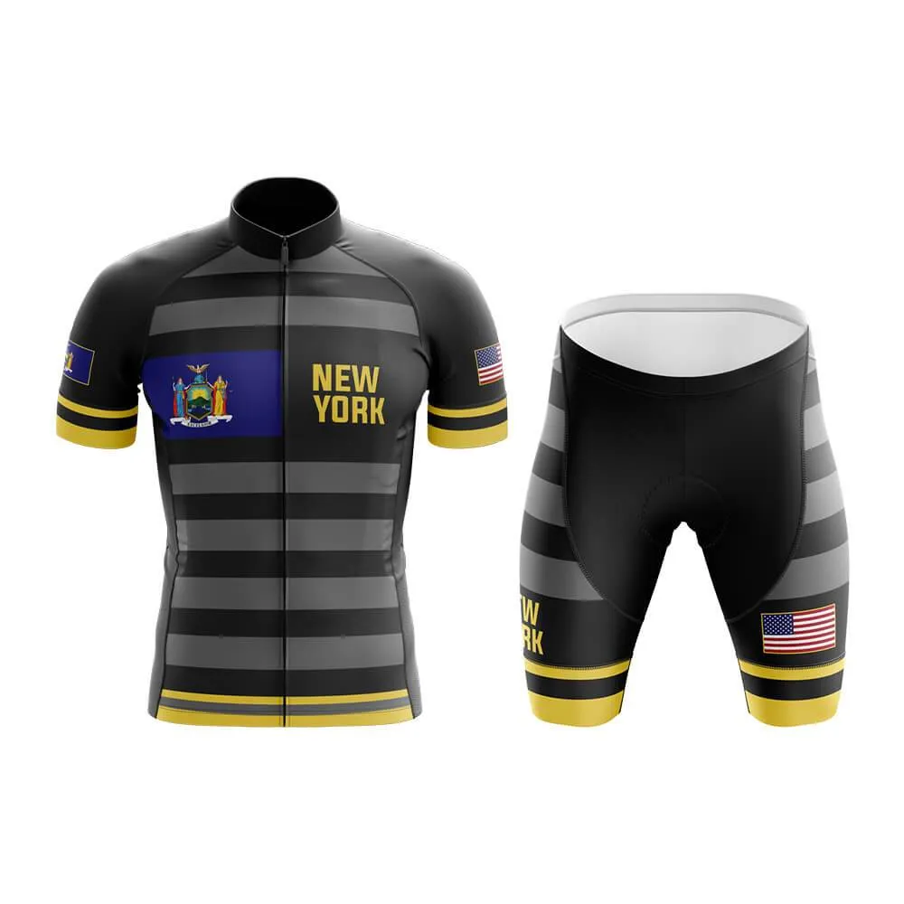 New York (BB Signature) (Black) Club Cycling Kit