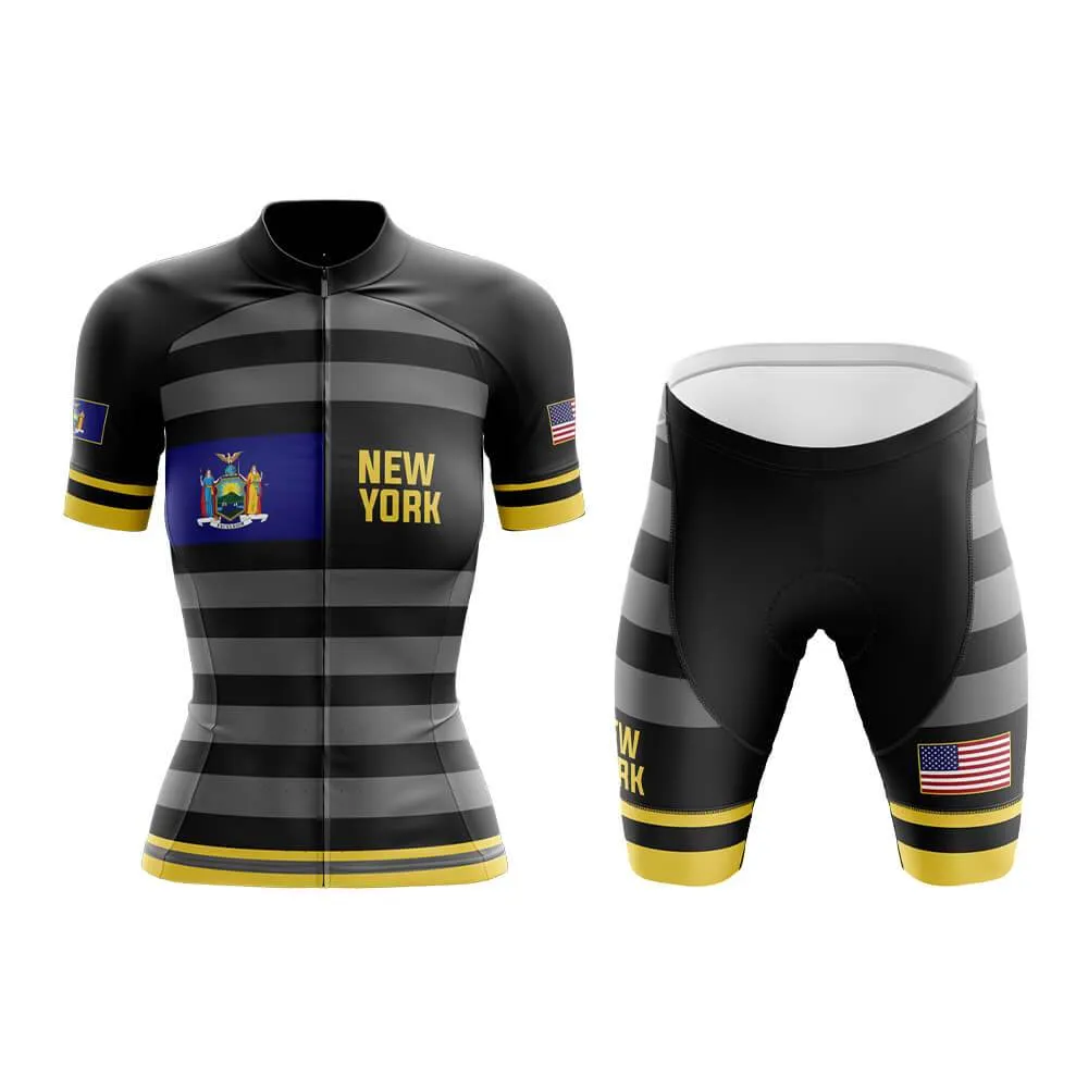 New York (BB Signature) (Black) Club Cycling Kit