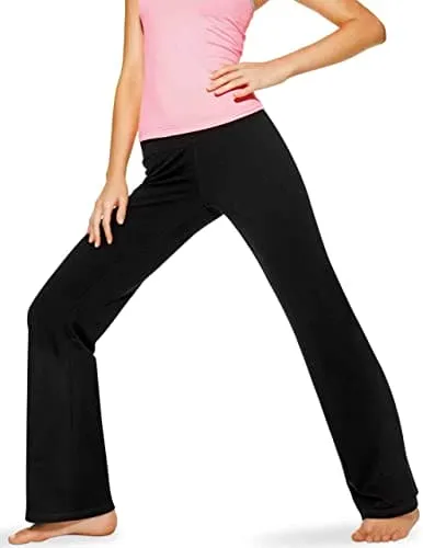 No Nonsense Women's Sport Yoga Pant, Black, Large