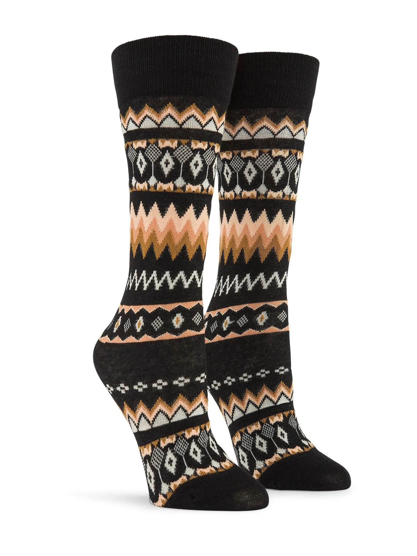 Not Fairisle Socks - Vintage Black