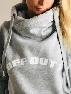 Off Duty Luxe Hoodie - Grey