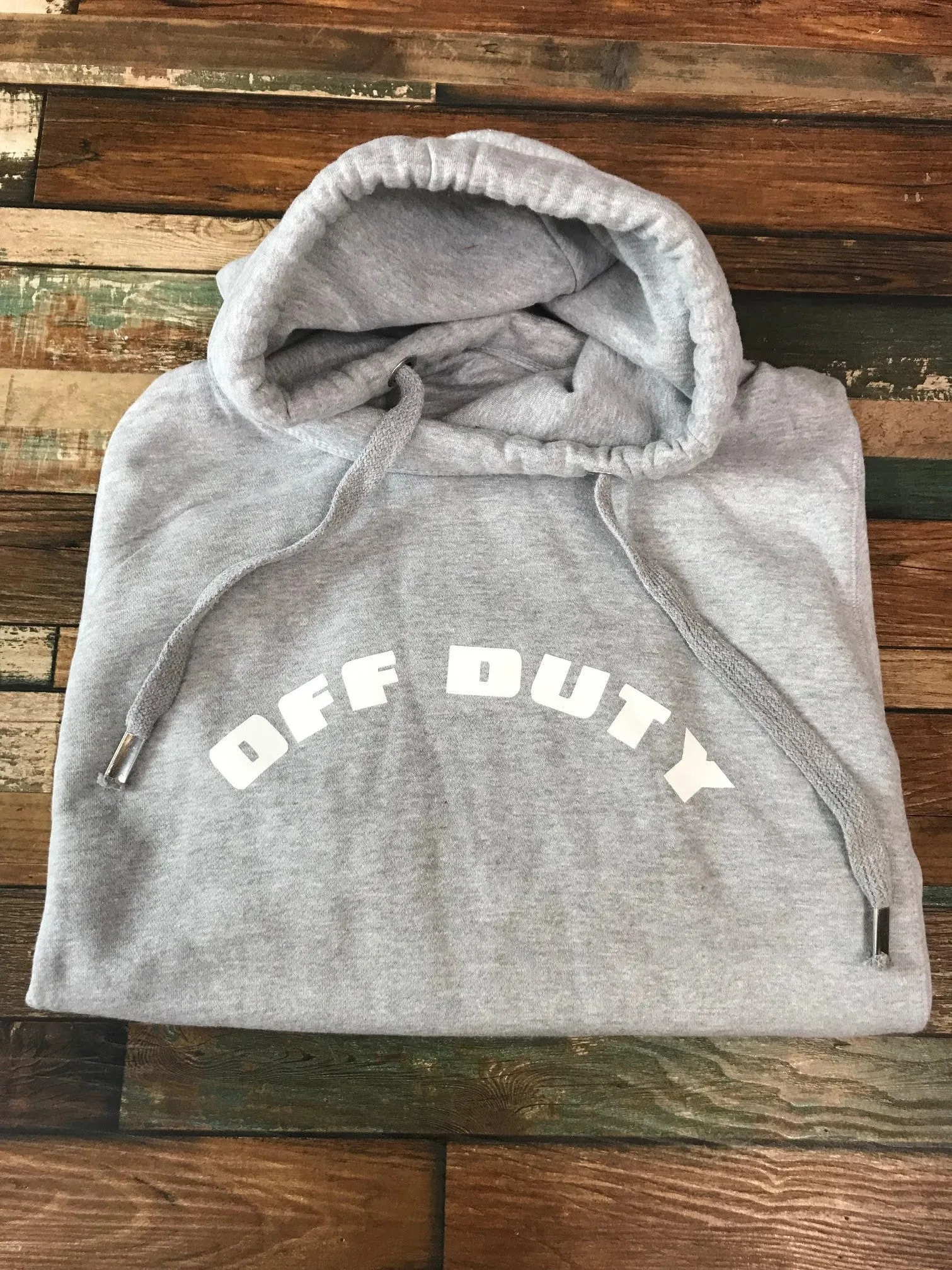 Off Duty Luxe Hoodie - Grey