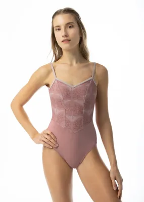 ON SALE Emma Princess Seam Camisole Leotard (Mauve)