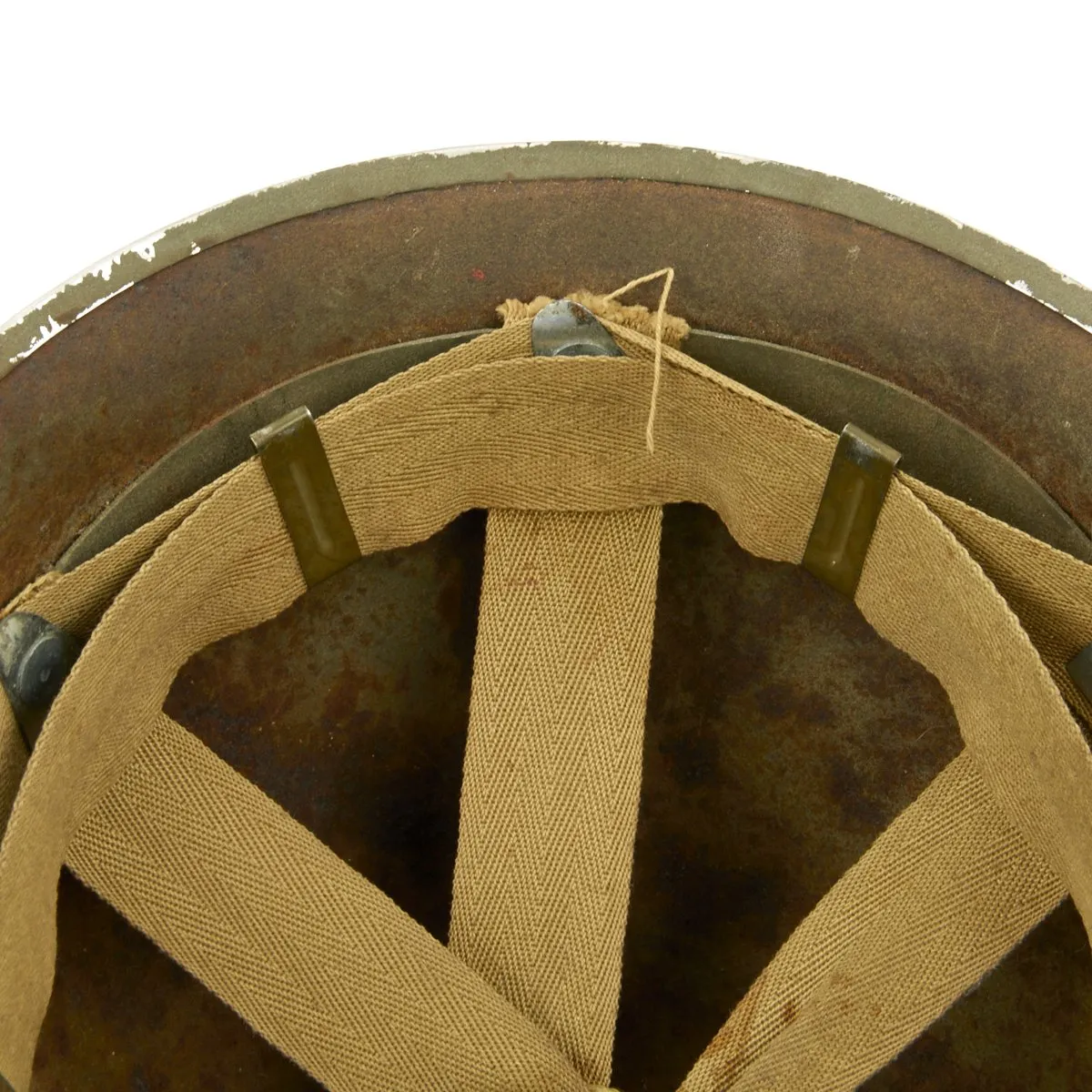 Original U.S. WWII 303rd Bomb Group B-17 Ain't She Sweet Crew Painted M3 Steel FLAK Helmet