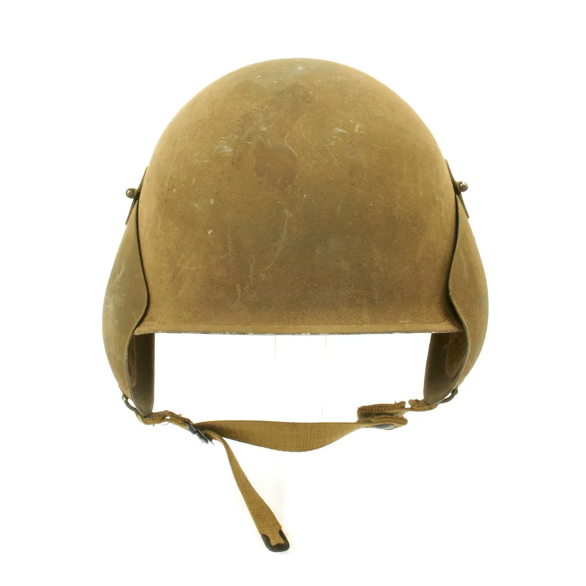 Original U.S. WWII USAAF Bomber Crew M3 Steel FLAK Helmet - Complete