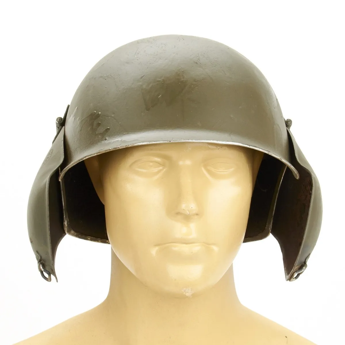 Original U.S. WWII USAAF Bomber Crew M3 Steel FLAK Helmet