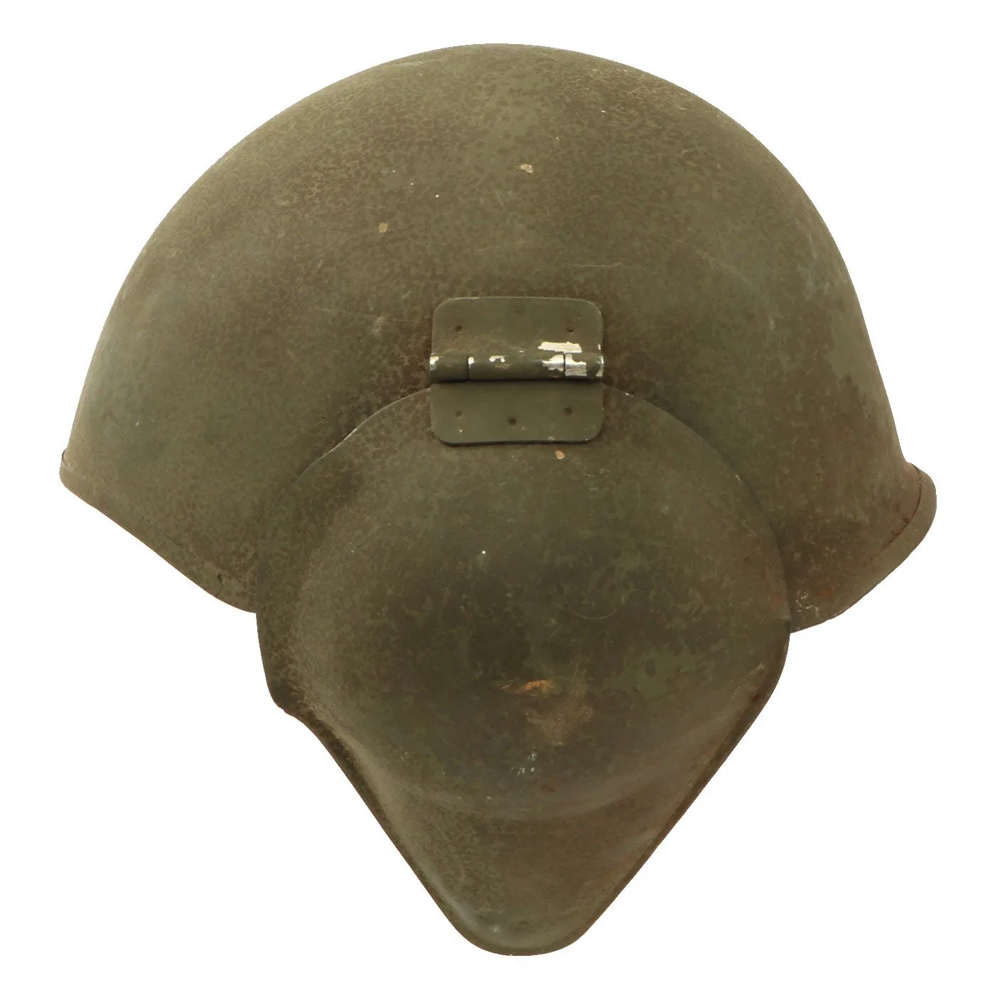 Original U.S. WWII USAAF Bomber Crew M5 Steel FLAK Helmet with Canvas Chin Strap