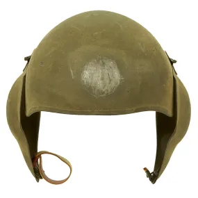 Original U.S. WWII USAAF Bomber Crew M5 Steel FLAK Helmet