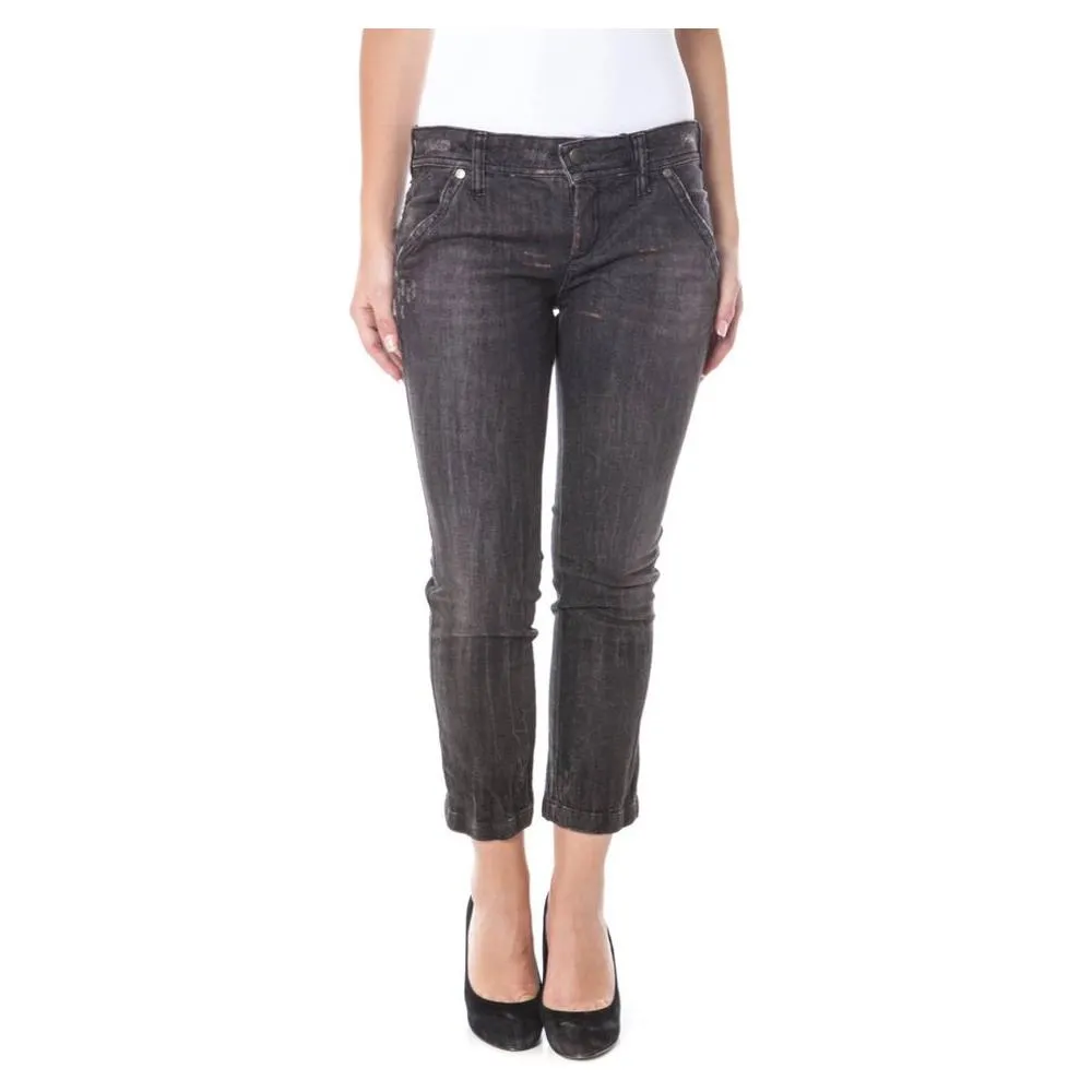 Parasuco Black Cotton Jeans & Pant