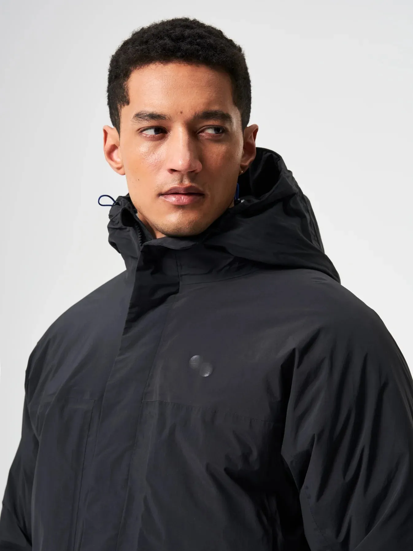 pinqponq Parka Unisex Peat Black