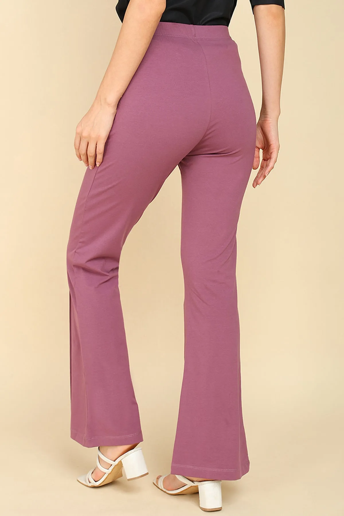 Pleated Pants Cotton Rosewood Maternity Pants (Pregnancy & Postpartum)