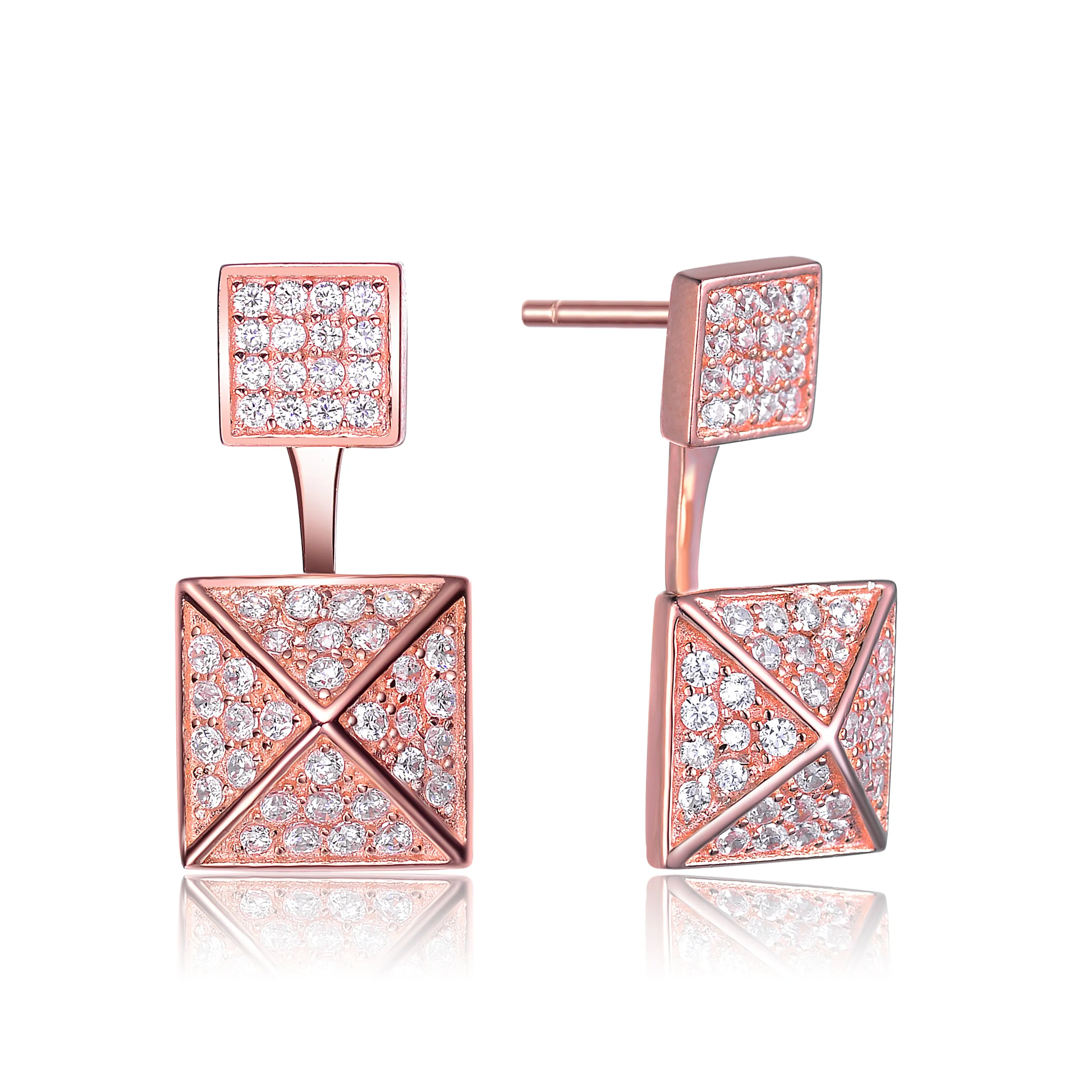 Raquelle Multiple Square Jacket Earrings