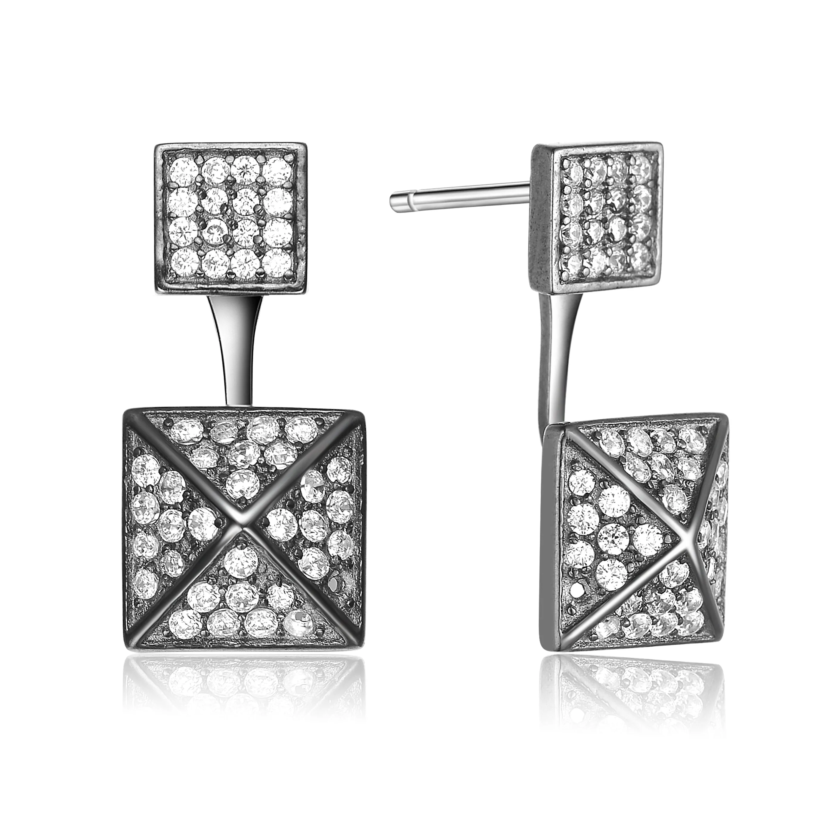 Raquelle Multiple Square Jacket Earrings