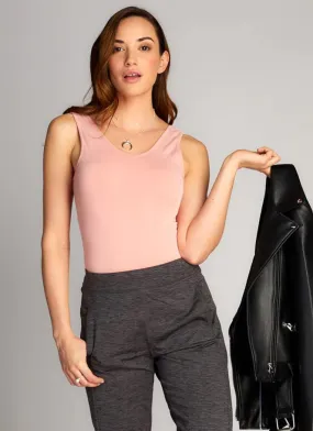 REVERSIBLE BLUSH BAMBOO CAMISOLE