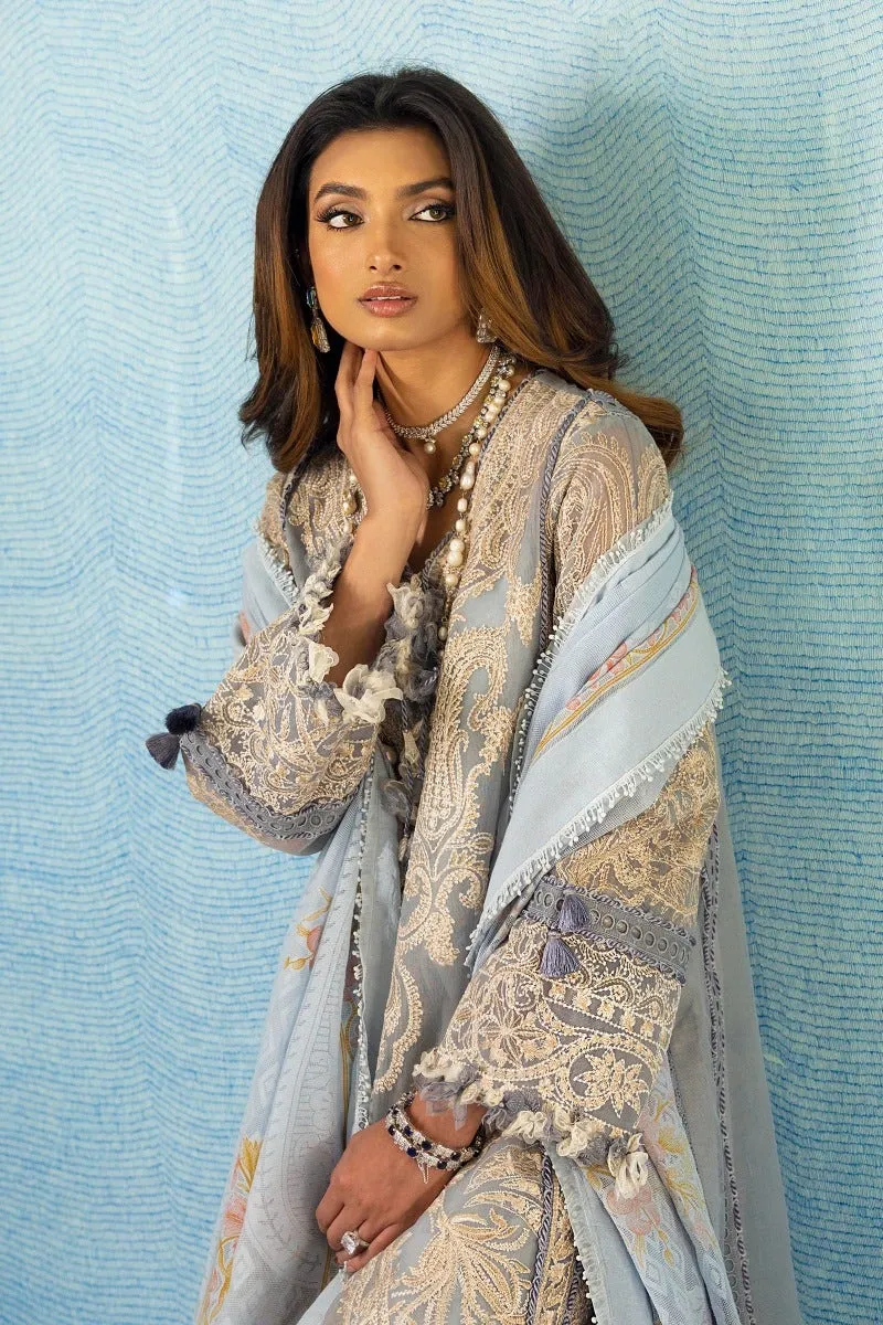 Sana Safinaz Luxury Lawn Collection 2022 – L221-015B-CV