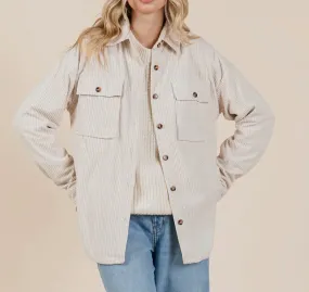 Savvy Corduroy Shacket