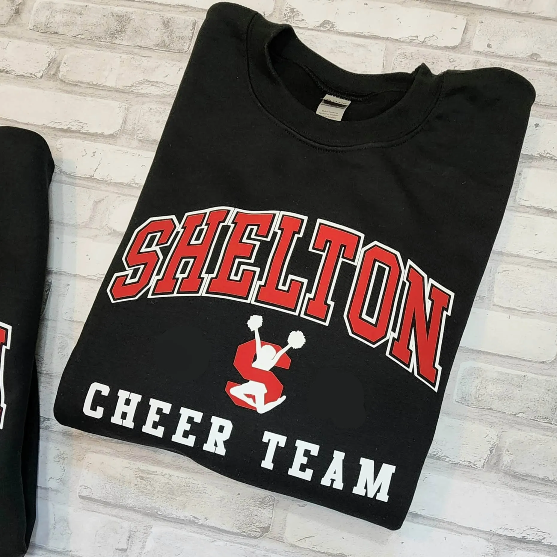 Shelton Cheer Team Shirt - Cheerleader Logo