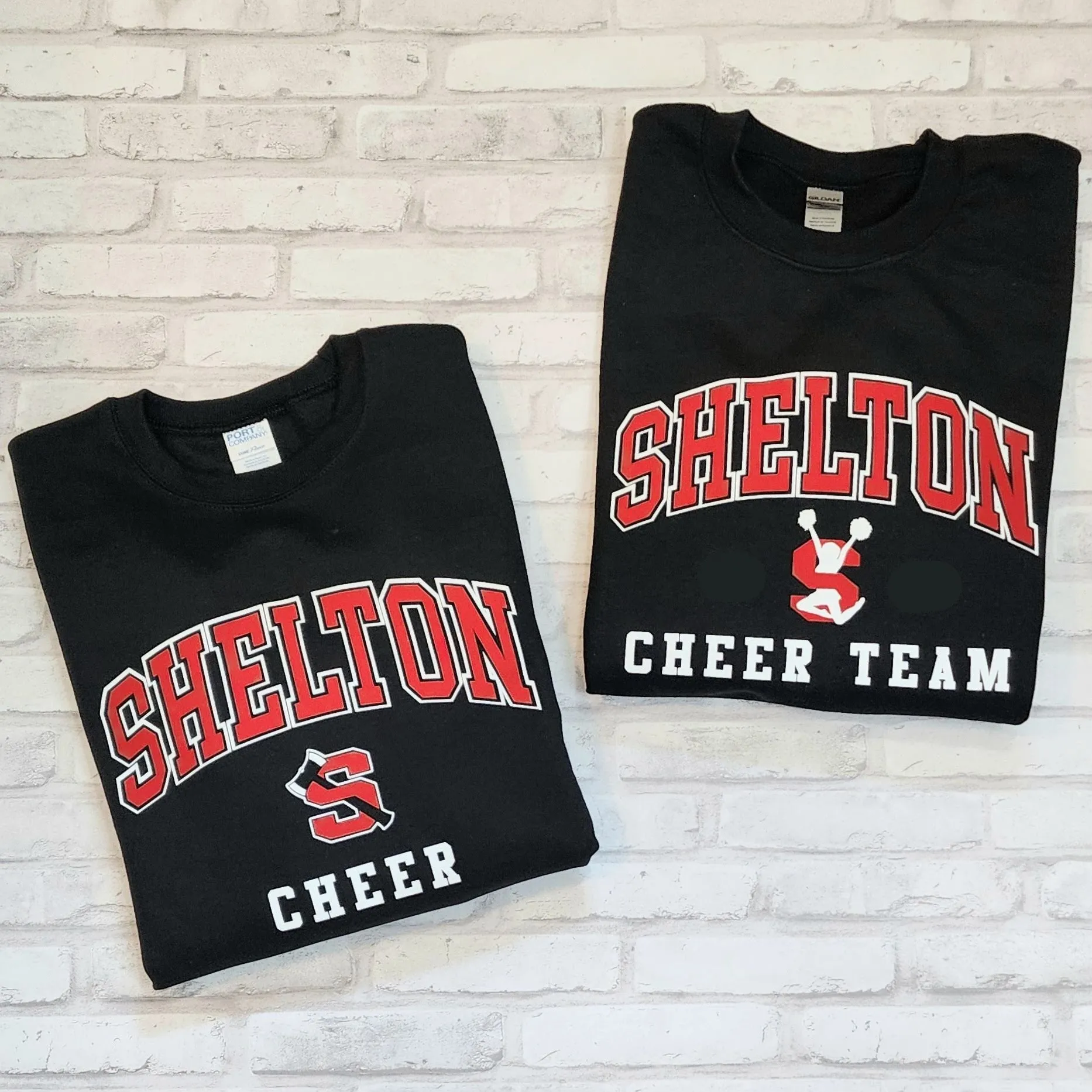 Shelton Cheer Team Shirt - Cheerleader Logo