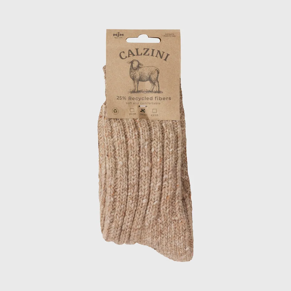 Socks Rib Wool Mix - MJM