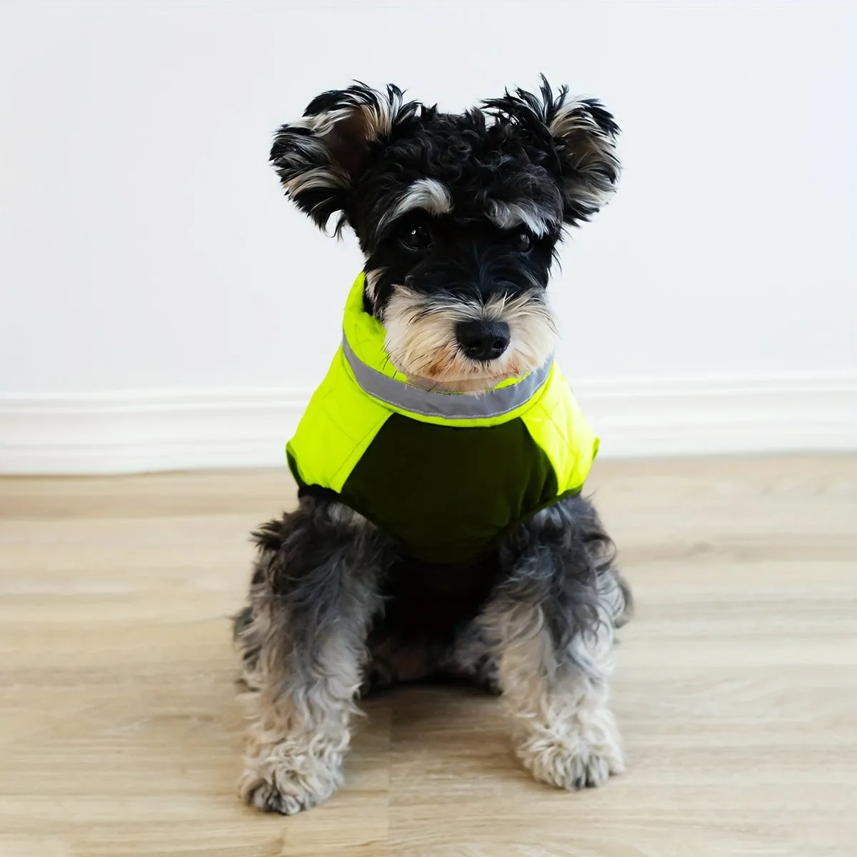 Stay Warm in Style with Fluorescent Green Dog Coat