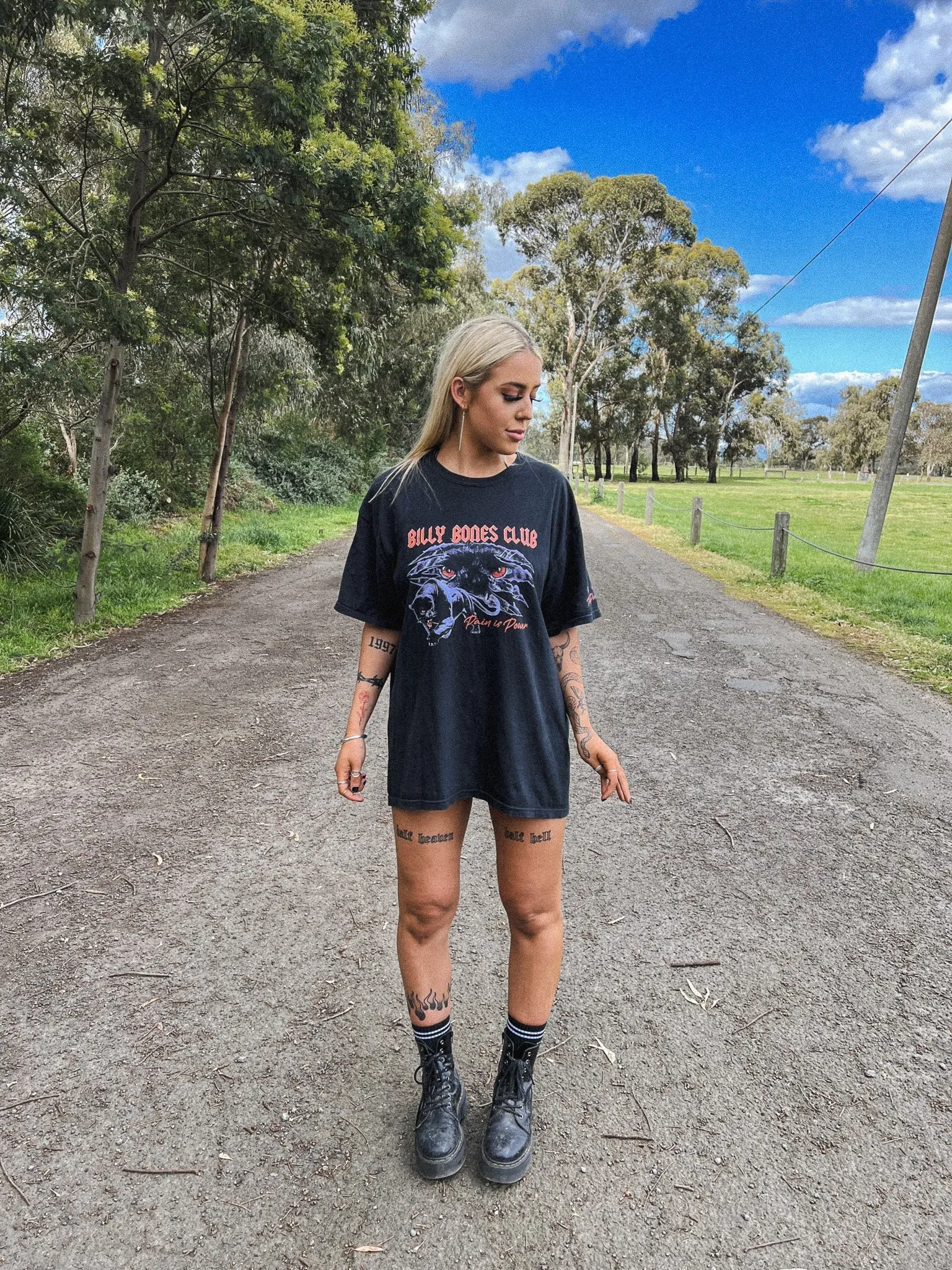 Sx Panther Tee - Vintage Black