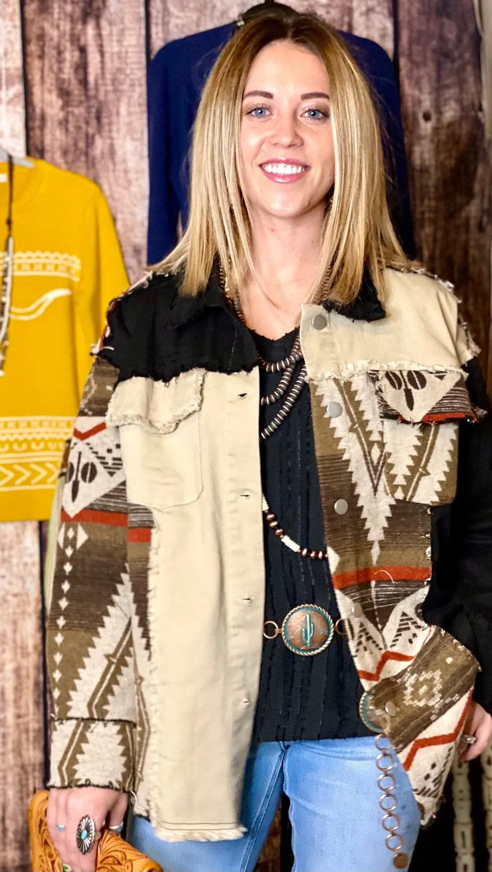 The Fall El Dorado Aztec Shacket Jacket