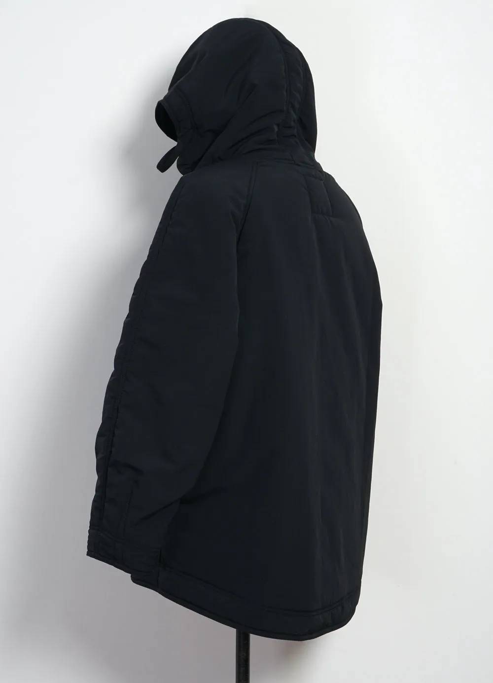 THOMAS 28-23-2 | Loose Padded Hood Jacket | Padded Black