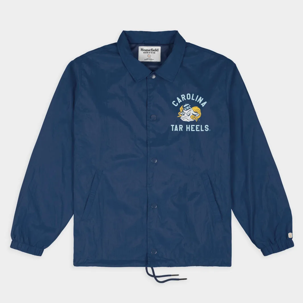 UNC Tar Heels Retro Rameses Coaches Jacket