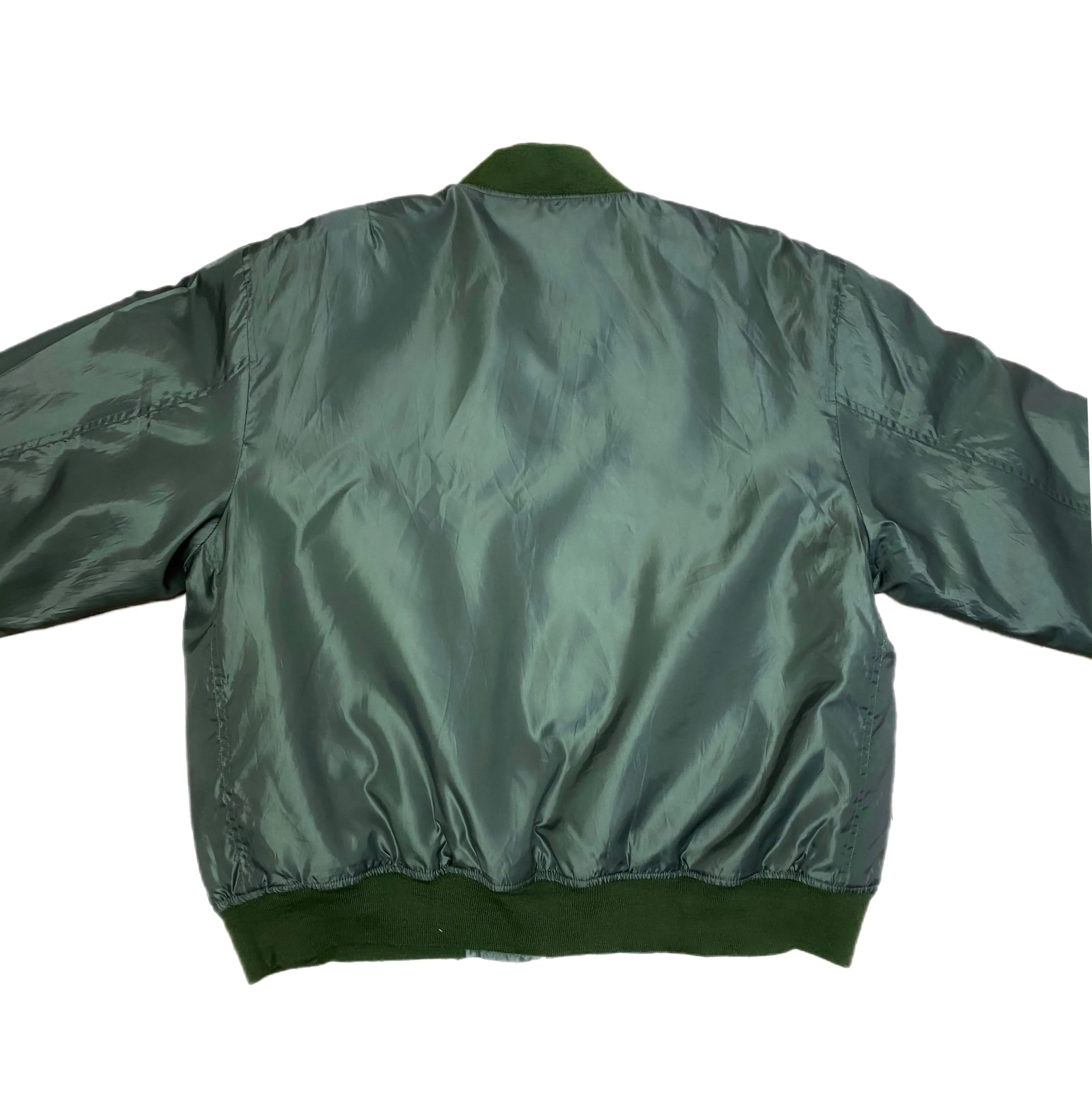 Vintage Bomber Jacket in Olive